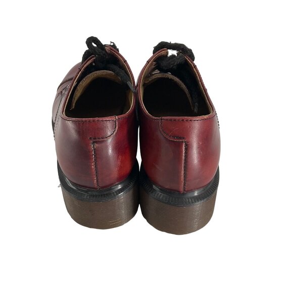 Dr. Martens Womens Leather Ankle Boots Ox Blood Size UK 3 US 5 vintage - Picture 6 of 13